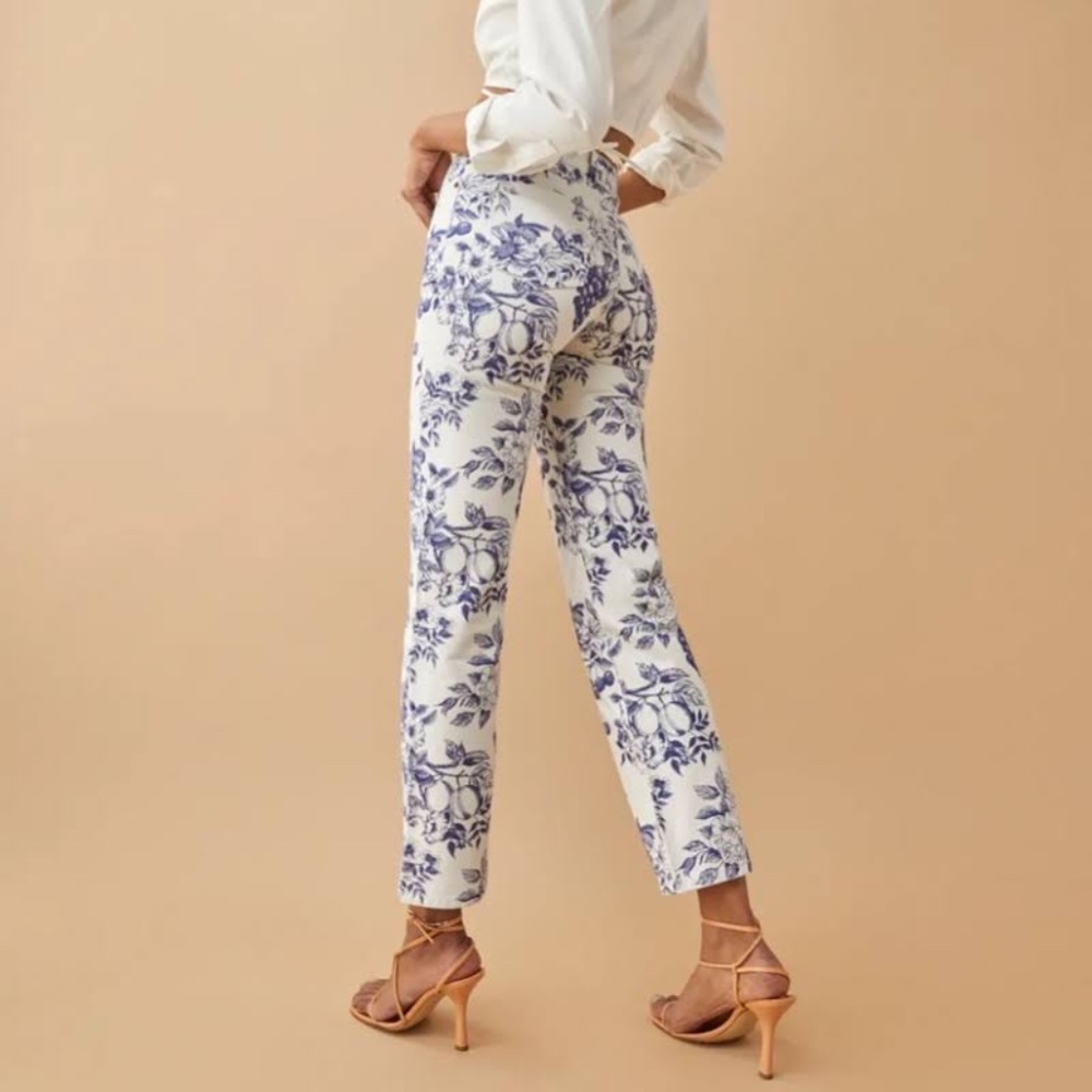 Reformation Cynthia Tolle Straight Leg Jean